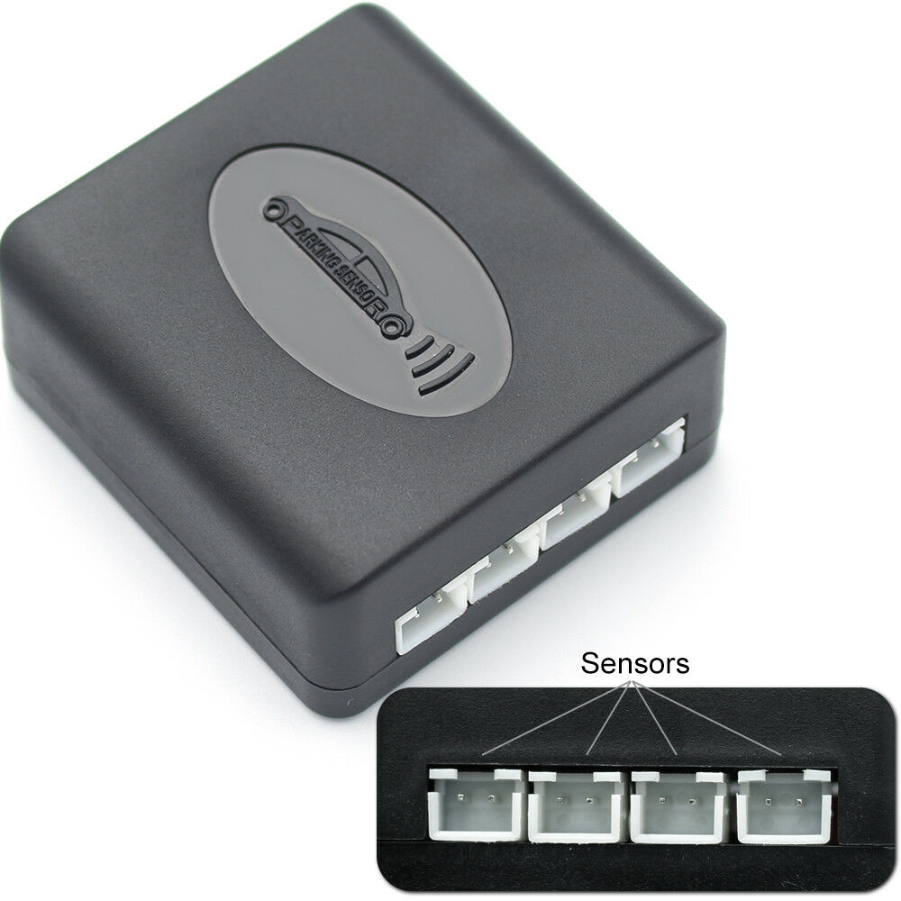 4Adjustab 16mm Flat Hidden Sensors Reverse Backup Radar Sound Buzzer Alarm Sound
