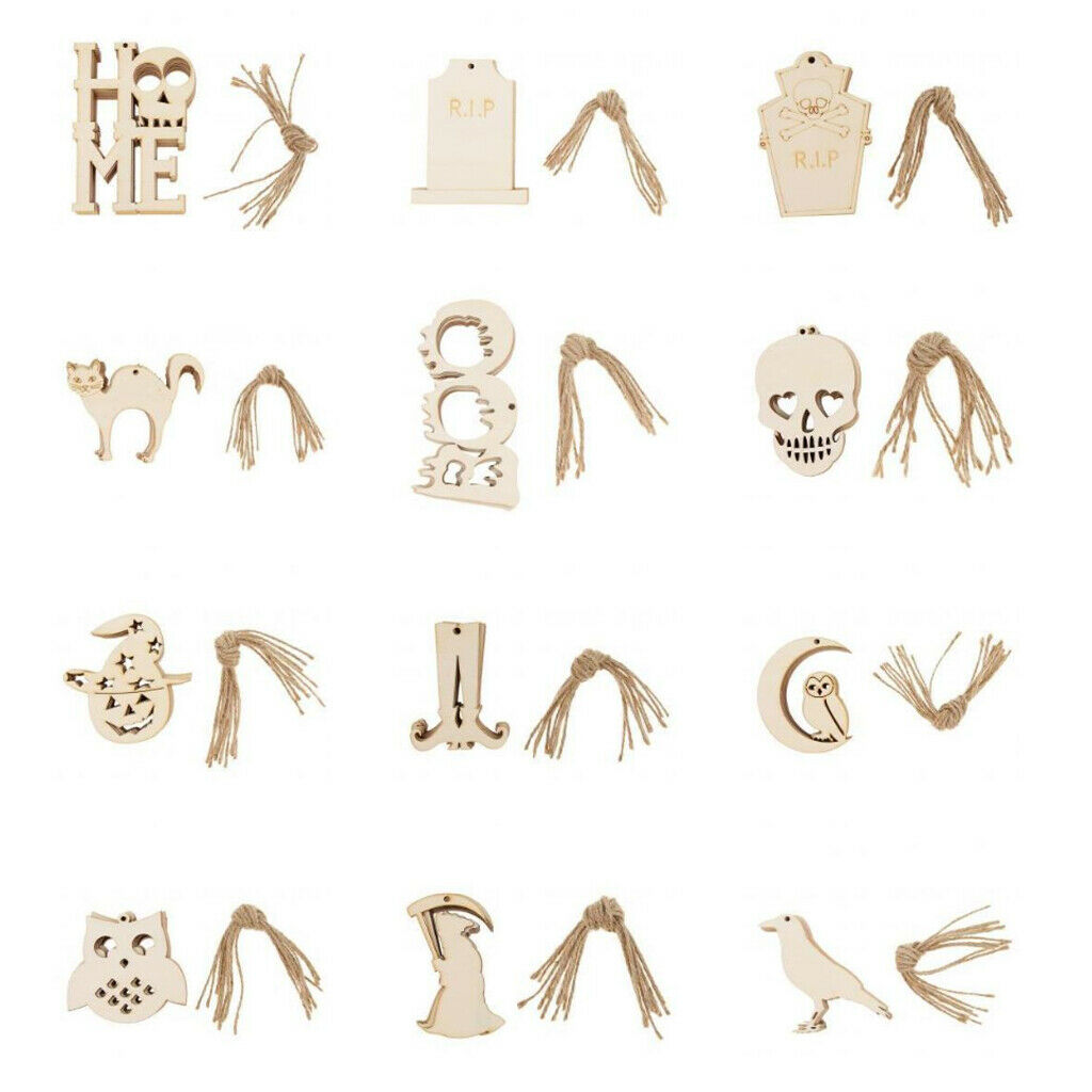 10 Pieces Help Me Shape Wooden Pieces Labels Pendents Hanging Gift Tags