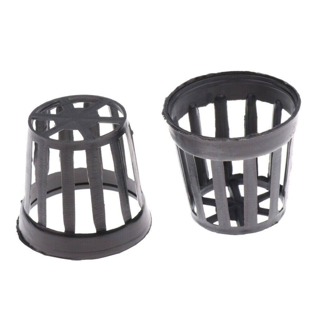 100 pcs Plastic Flower Pot Baskets Aquatic Water Plant Planting Outdoor Decor S