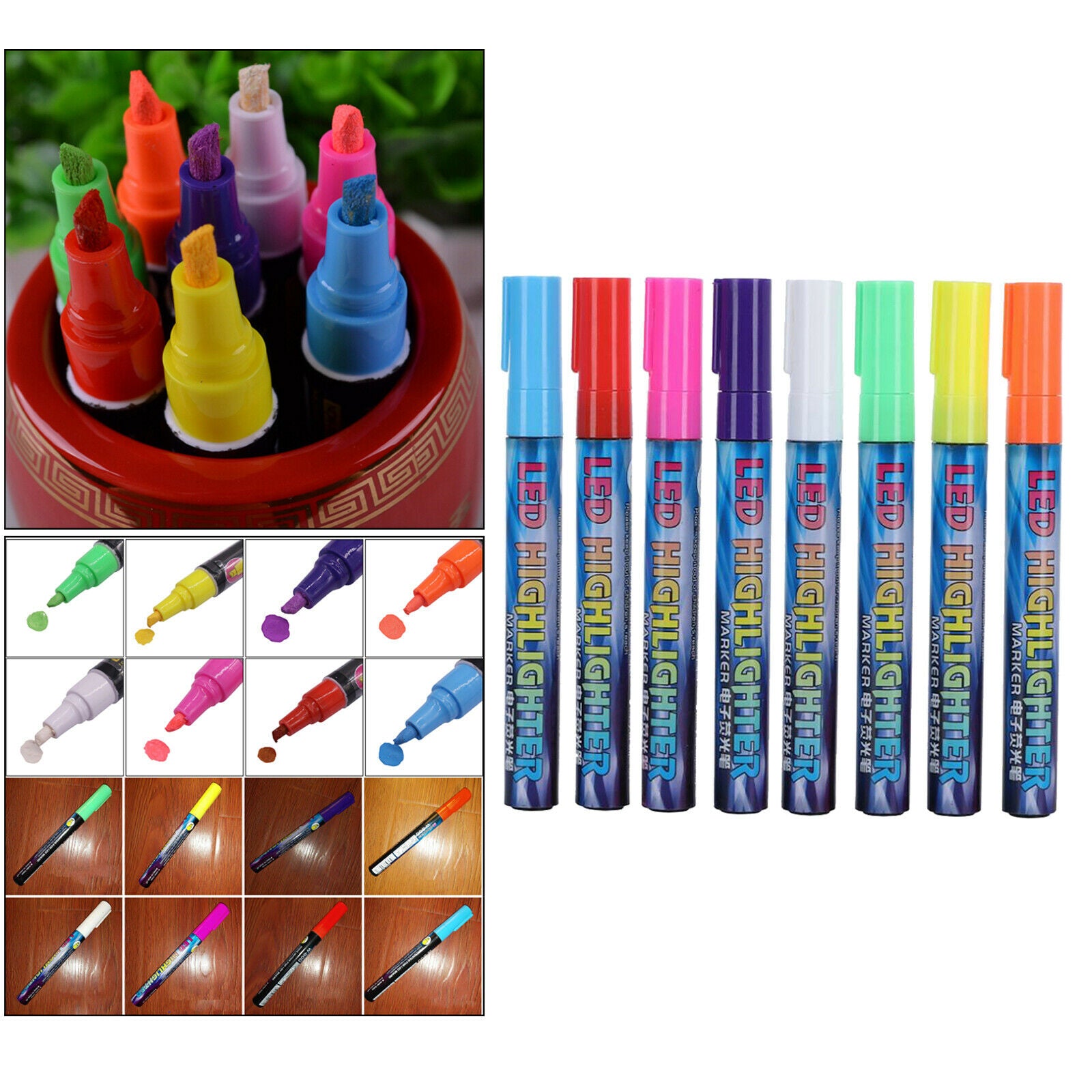 8x Queen Bee Marking Pen Identification Marker Pen