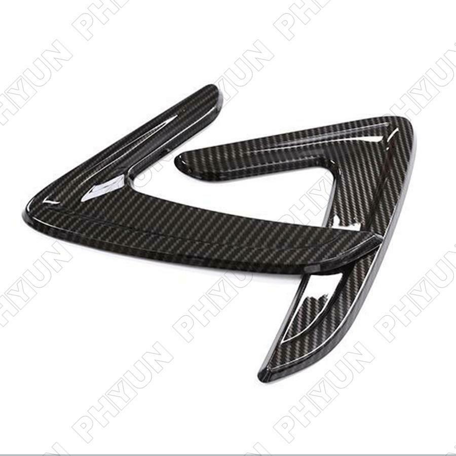 For 13-18 BMW 3 Series F30 F31 Side Wing Fender Vent Trim Kit Carbon Fiber Style