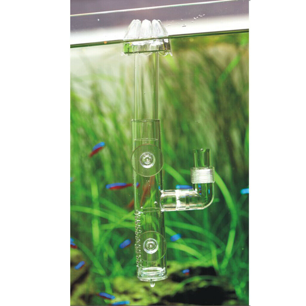 Aquarium Plant Grass Tank Plastic Surface Oil Skimmer Inflow Outflow Tube