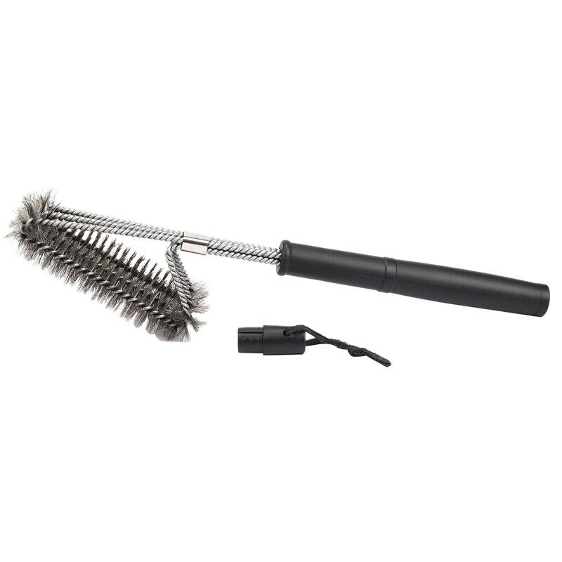 Barbecue brush, 3 in 1 barbecue grill brush cleaning brush with stainless steeJ6