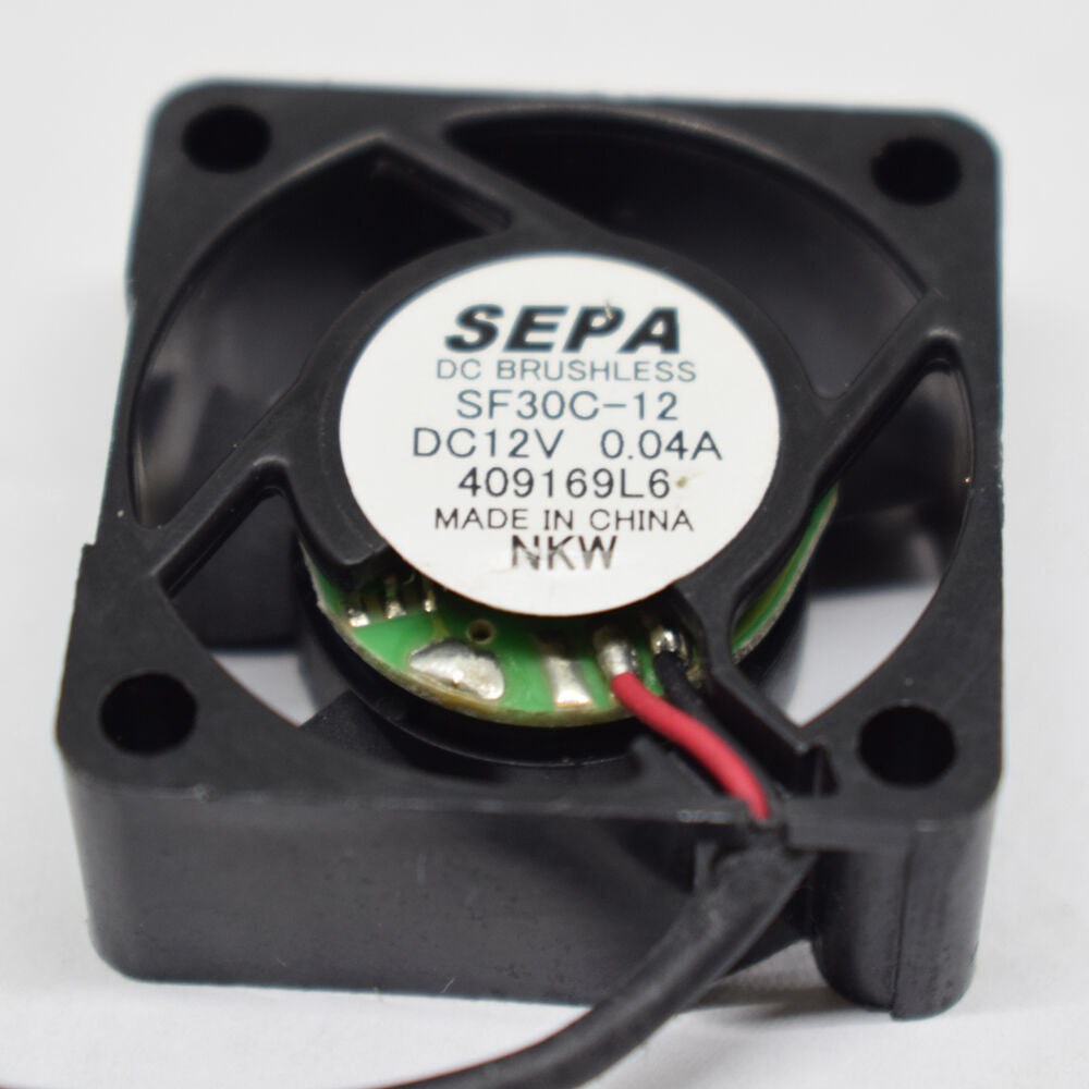 5pcs SEPA SF30C-12 12V 0.04A DC Cooling Fan 30x30x12mm 30mm 2pin connectors