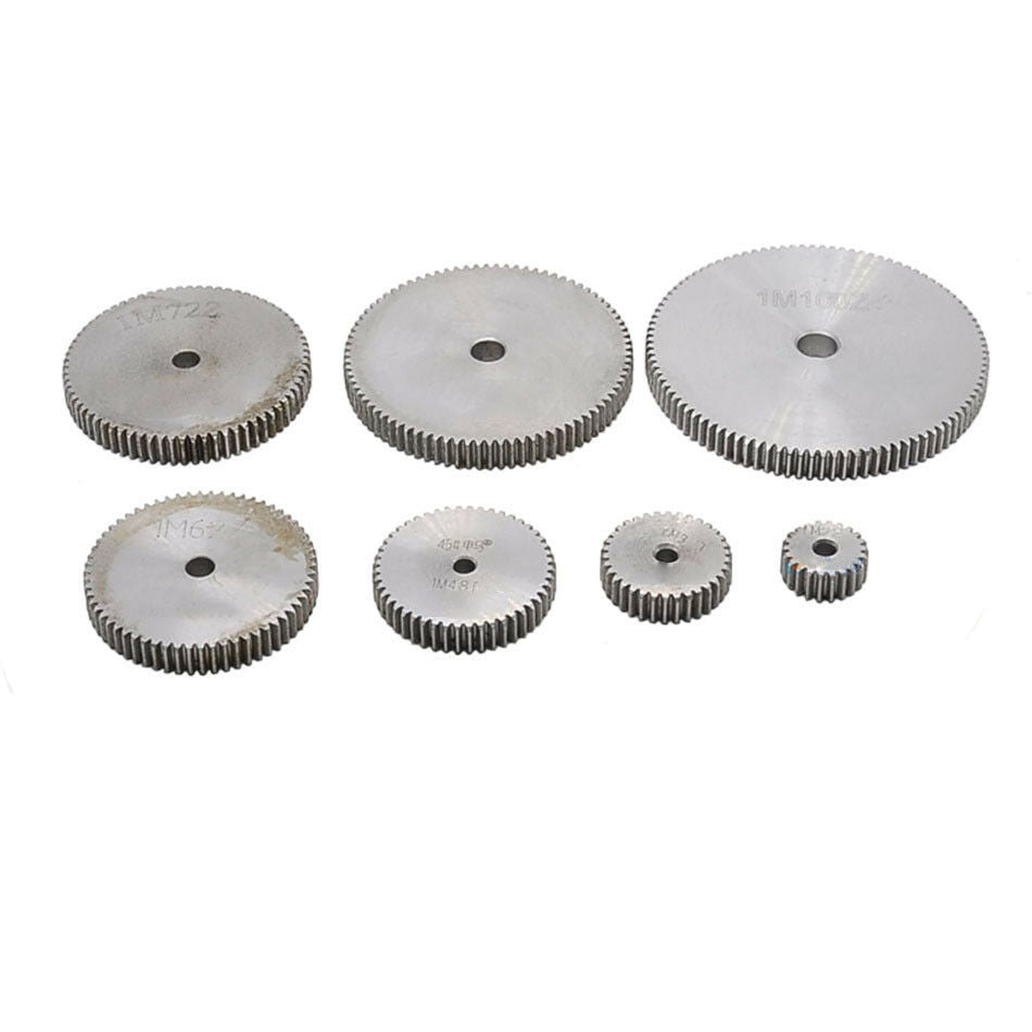 1Mod 37T Spur Gear 45# Steel Pinion Gear Thickness 10mm Reference Diameter 39mm