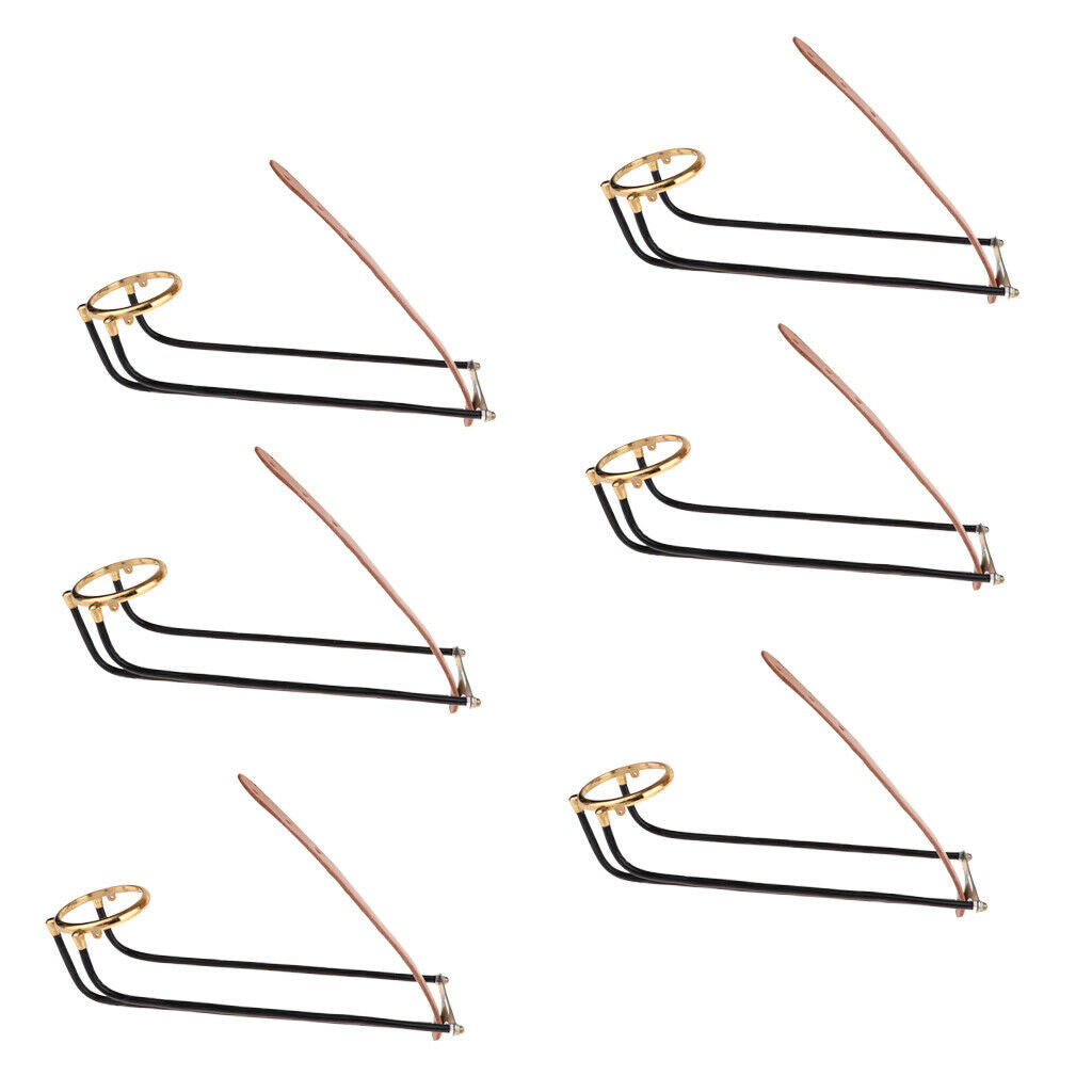 6pcs Snooker Rail Pocket Pool Billiard Pool Table Rails Pockets Accessory