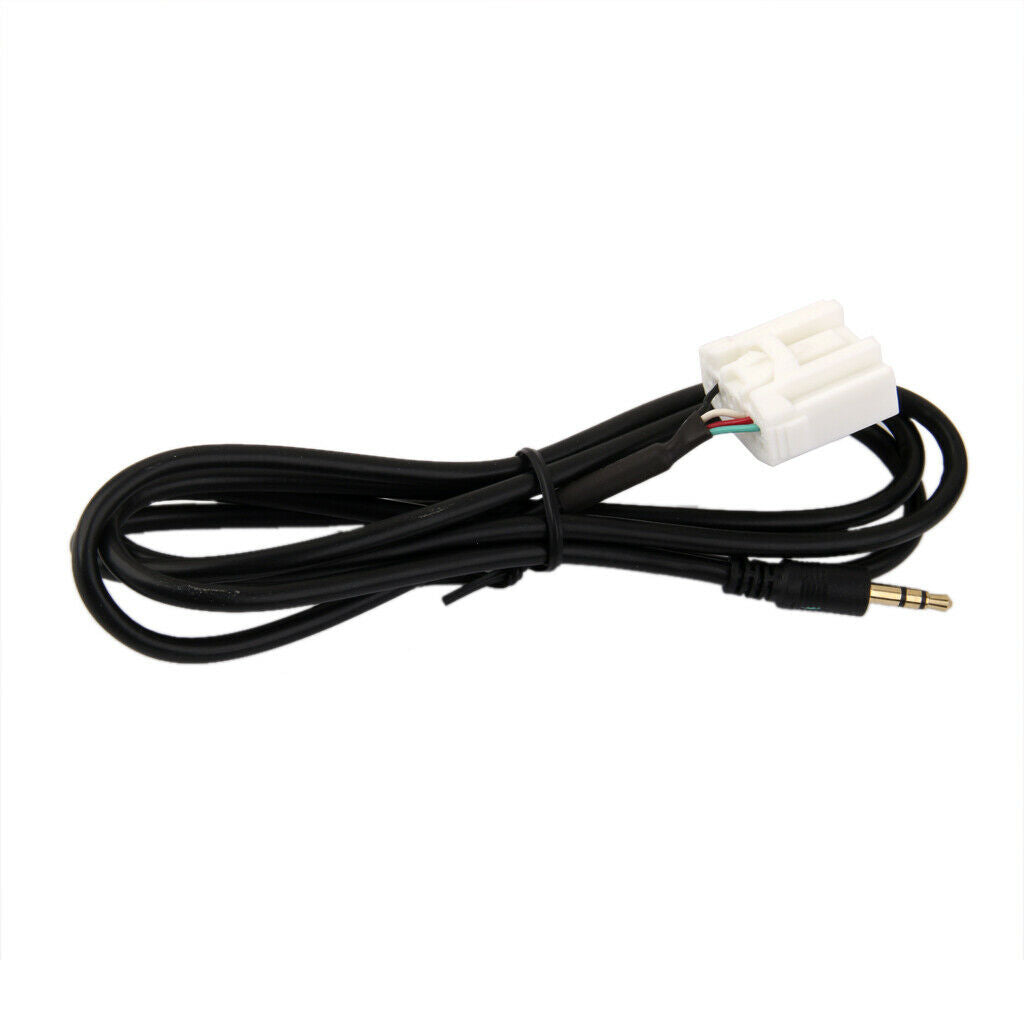 Car 3.5mm AUX Audio CD Interface Adapter Cable For Mazda 2 3 5 6 2006-2013
