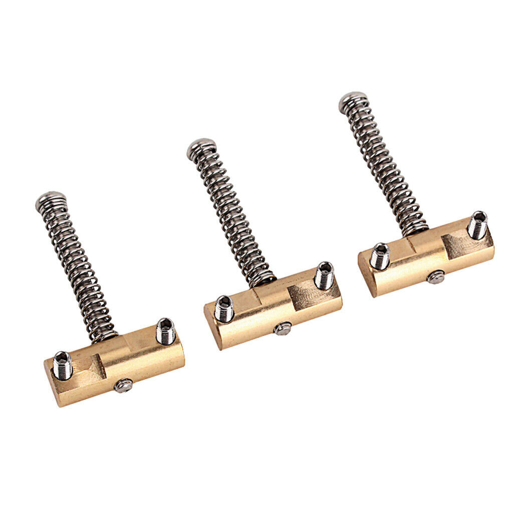 Fixed Compensated Saddle for TL Style Electric Guitar Bridge Parts Copper