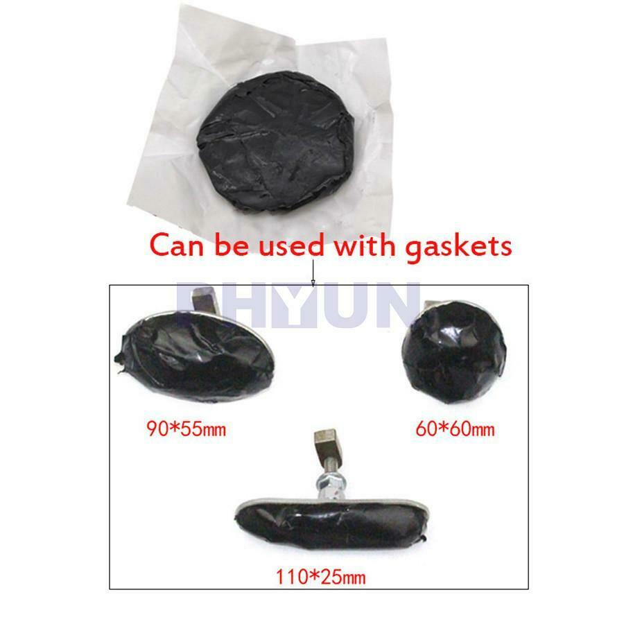 8x Mixed Zinc Alloy Pads Gaskets + 3x Boxed Cold Glue Kit For Car Dent Repair