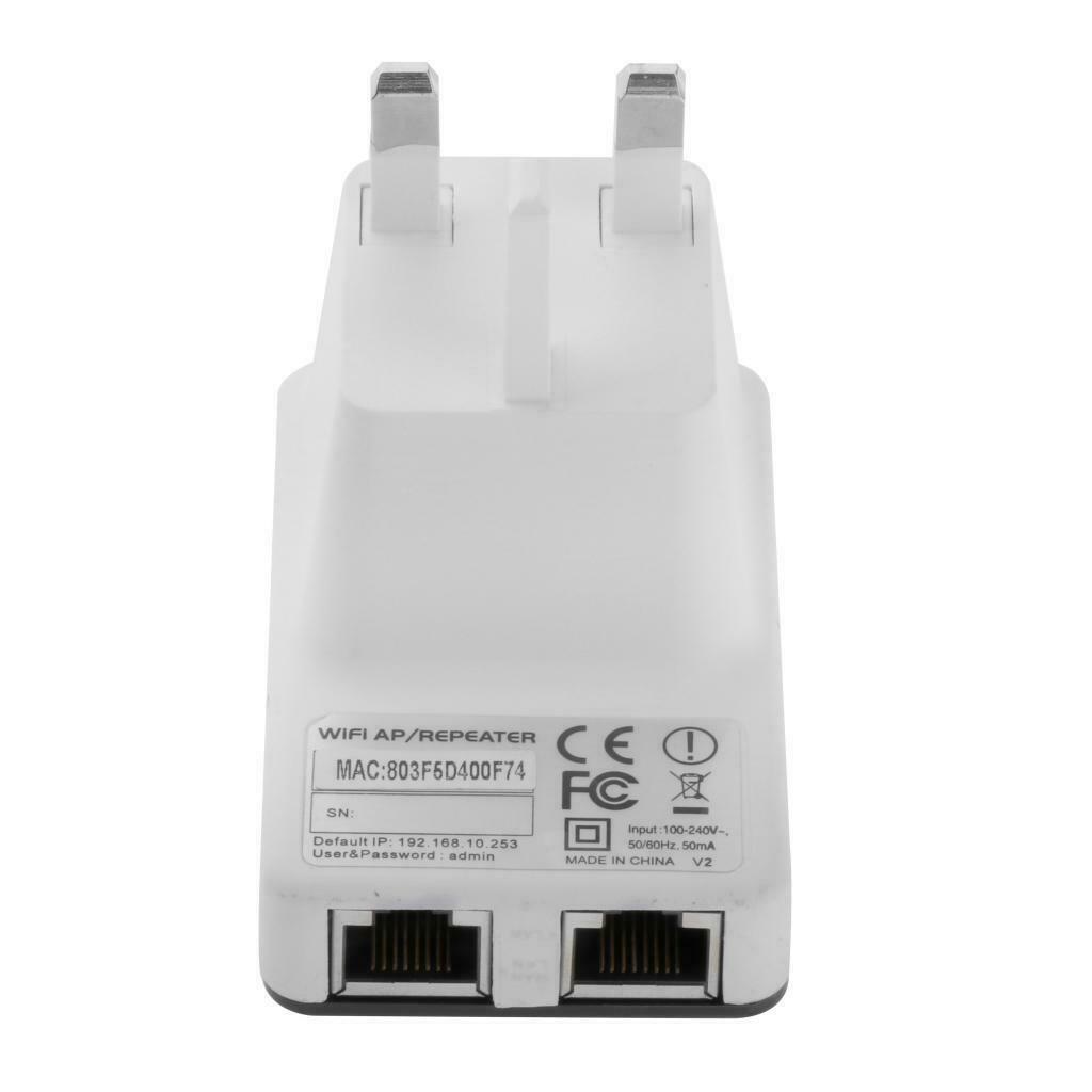 Wifi Repeater 300Mbps Wireless-N 802.11n/g/b AP Router Extender UK Plug