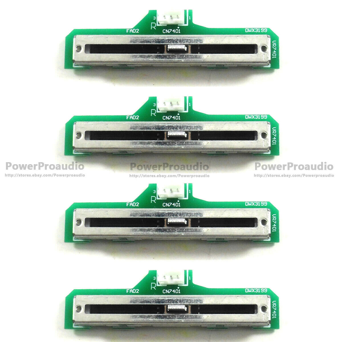 4pcs  FADER CH1,2,3,4 DCV1027 DWX3199 for pioneer DJM900 DJM900NSX