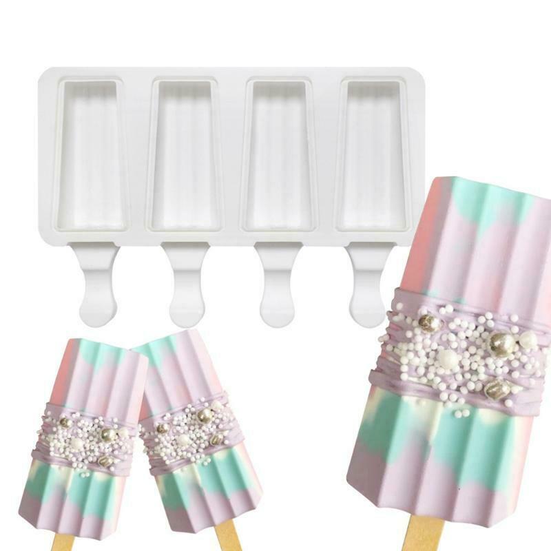 Cavities Cake Mold Tray Silicone Dessert Mould Popsicle Maker Mold Home Durable
