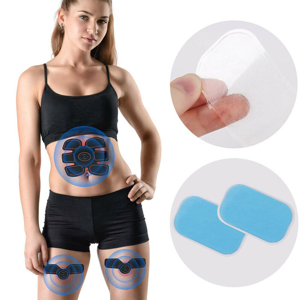 30Pcs For EMS Training Abdominal Gel Stickers Fitness Sheet Pads Replacement Gel