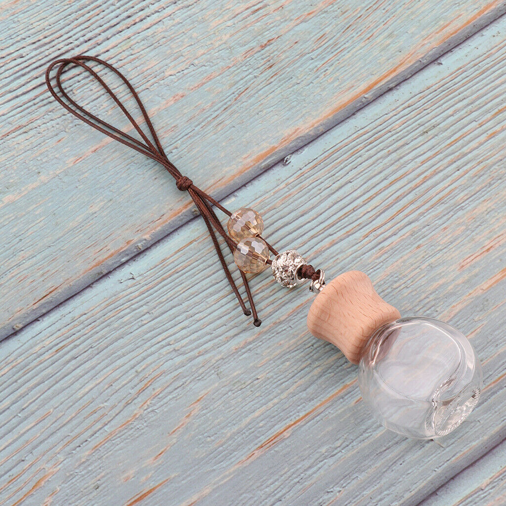 20Pack Empty Charm Car Hanging Perfume Bottle Essential Oil Bottle Pendant
