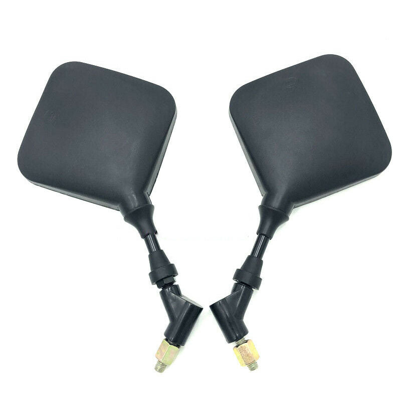 2x Motorcycle Bikes Rearview Side Mirror Scooter Large field of view 8mm Thread