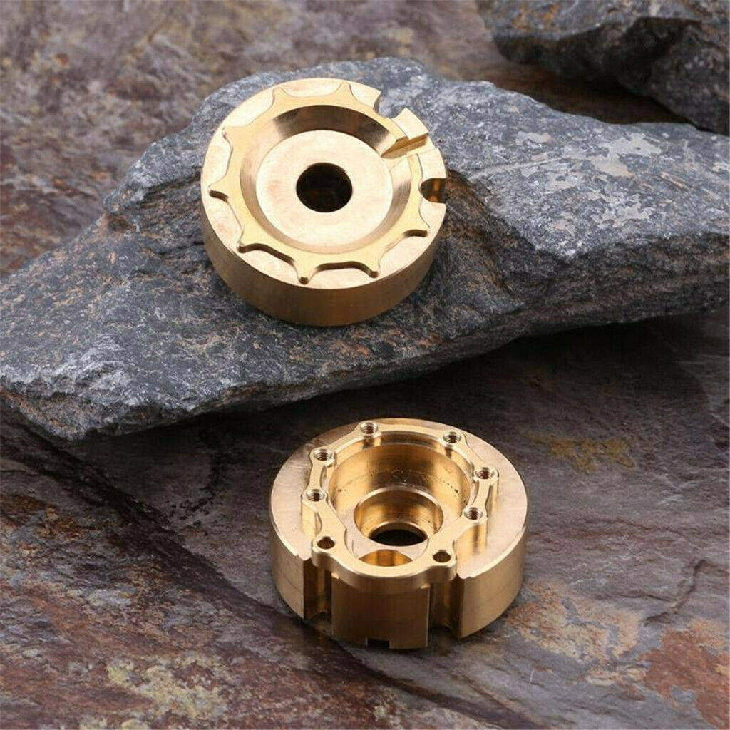 2x Brass Counterweight Housing For 1:10 RC Crawler  -4