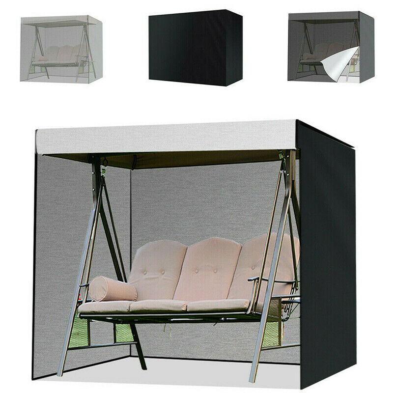 3 Seater 210D Swing Hammock Cover Zip Garden Patio Furniture Protect Waterproof