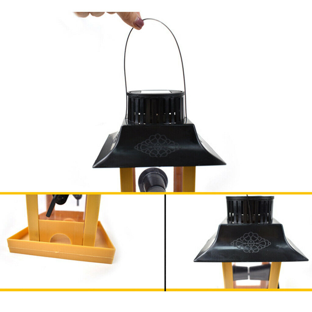 Outdoor Garden Caged Hanging Bird Feeder Balcony