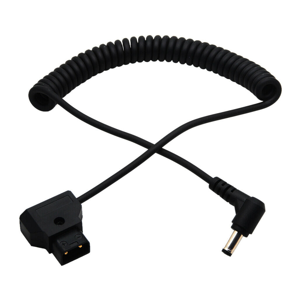 Male D-Tap P-Tap to DC Adapter Power Cable for Anton Bauer Battery Plate