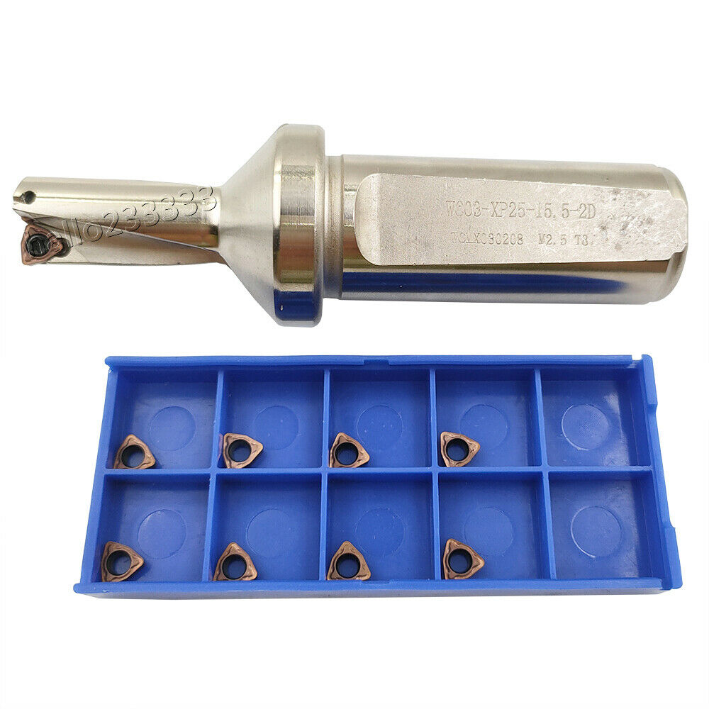 WC-15.5-2D-C25 U drill /indexable drill Φ15.5mm C25-2D + WCMX030208FN ACZ330