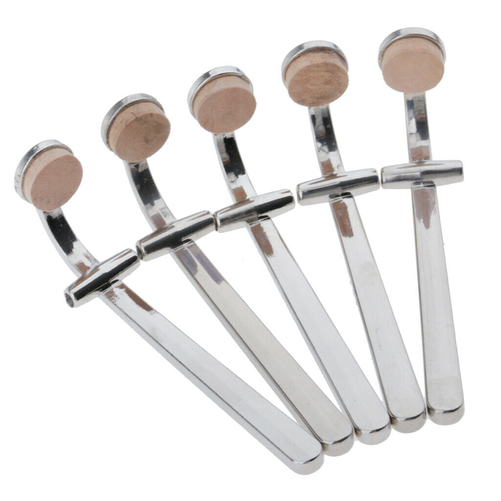 5 Pack Trombone Waterkey Spit Value & Cork Pad Replacement Parts Instruments