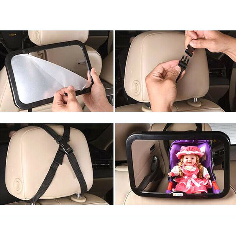 Car Interior 360Â° Adjustable Angle Rear Row Baby Kids View Mirror Anti-crush