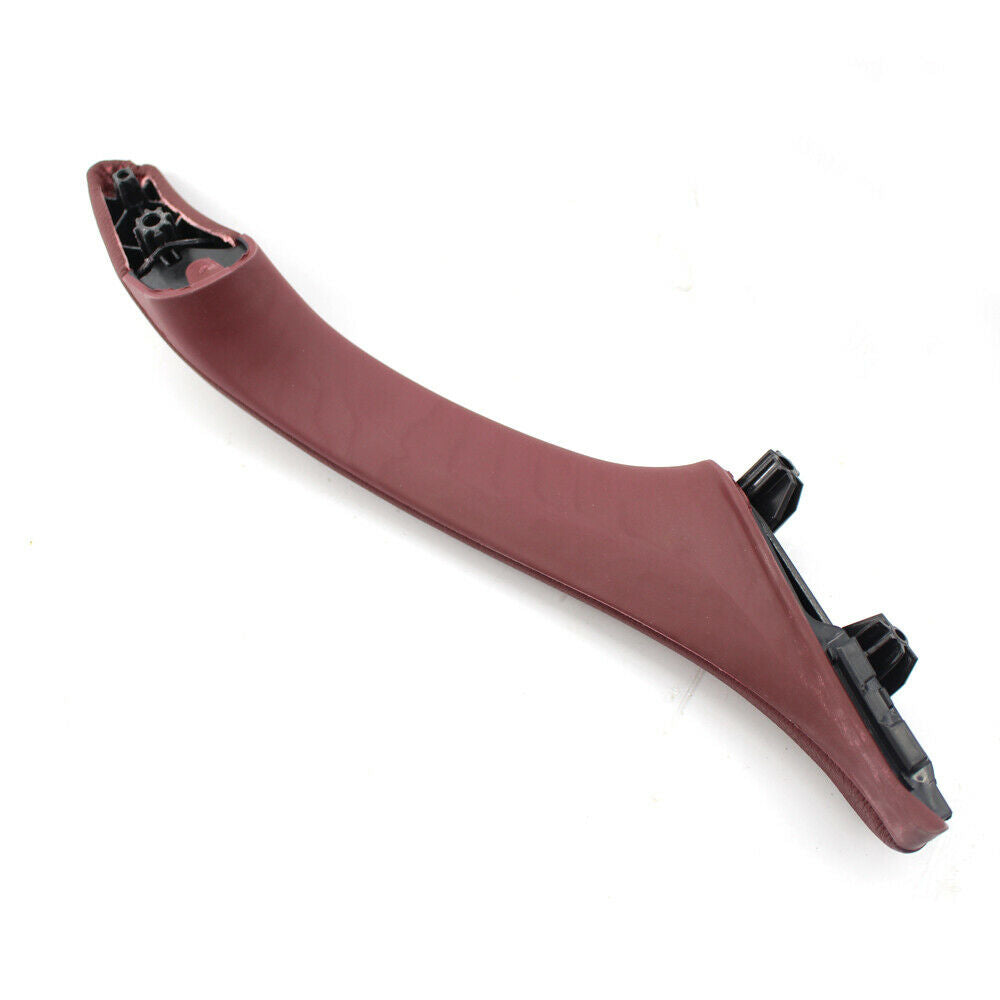 Brown Right+Left Car Inner Door Panel Handle Pull Trim Cover For BMW F10 F11 F18