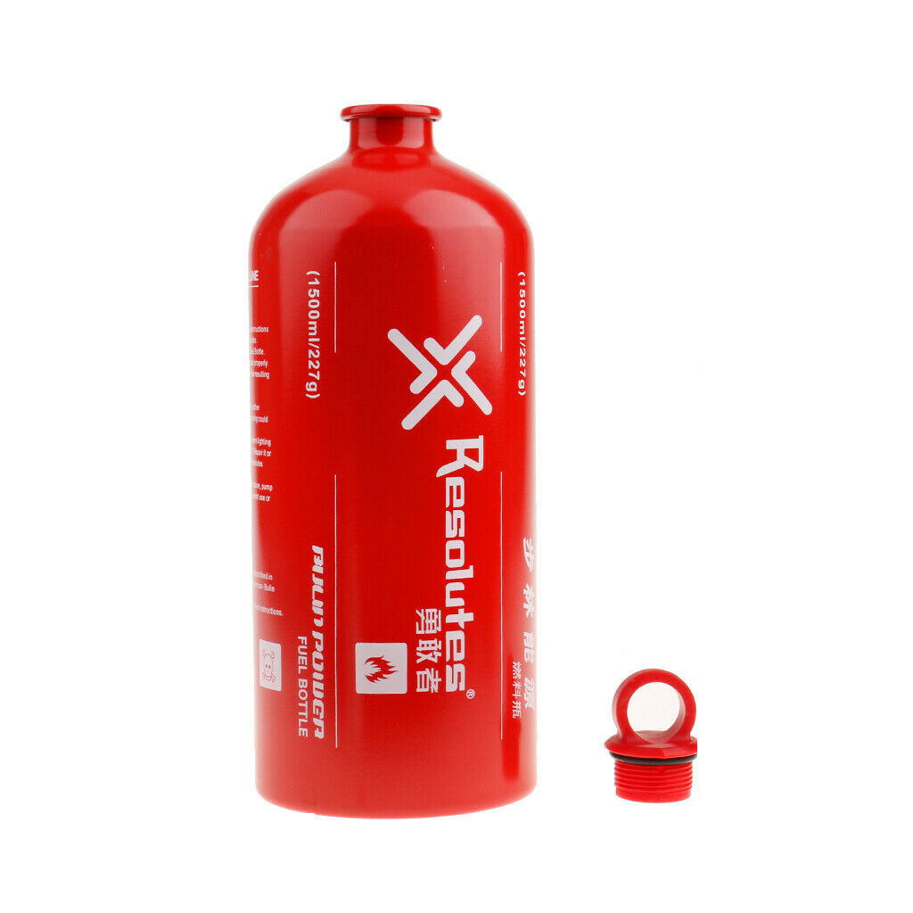 Premium Portable Camping Fuel Bottle Outdoor 1500ml Gas Oil Holder Petrol