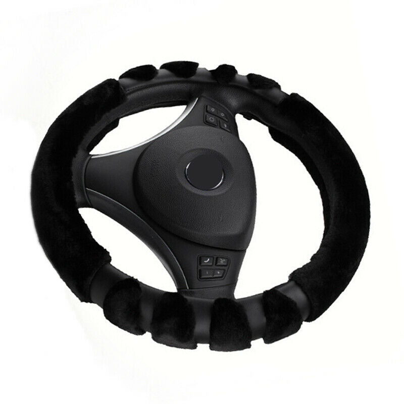Universal Car Interior Steering Wheel Cover 38CM 15'' Warm & Soft Accessories