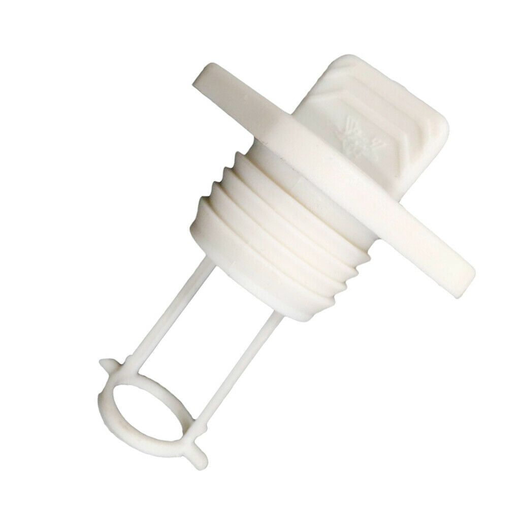 Boat Drain Plug Replacement Coarse Thread / Marine White Diamond