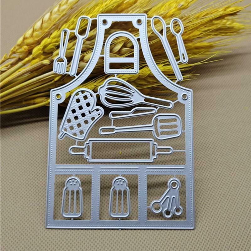 Apron Metal Cutting Dies Stencil DIY Scrapbooking Album Paper Card Template Mold