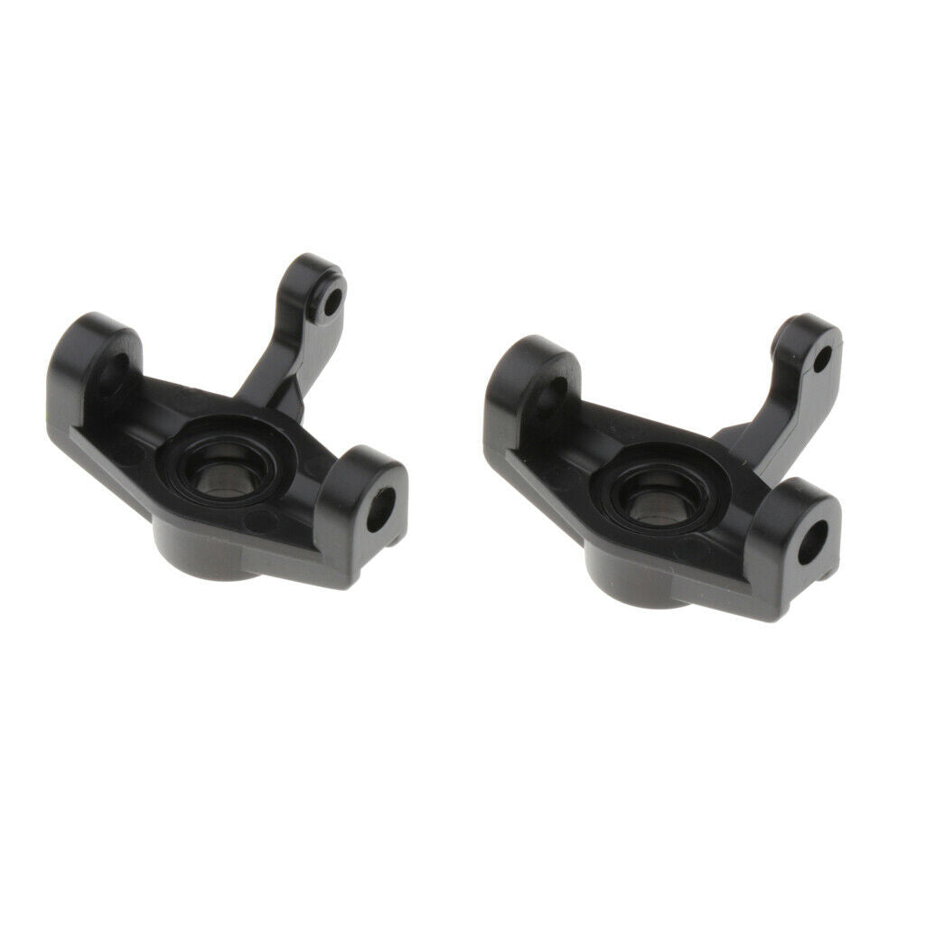 10 Packs 1:14 RC Vehicle Front Hub Carrier Black for WLtoys 144001 Accs