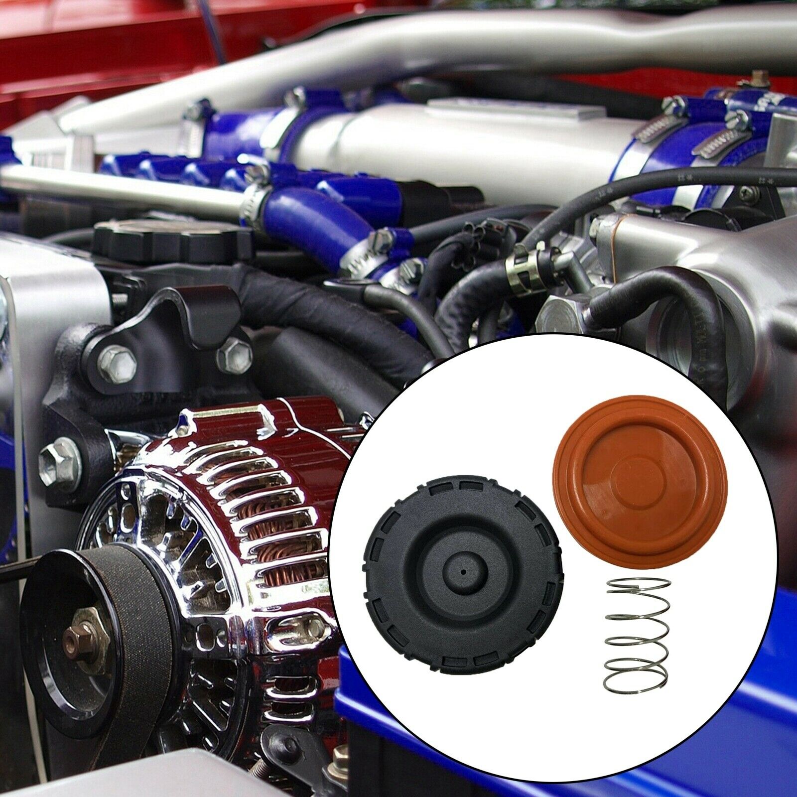 Pcv Valve Cover Kit with Membrane LR041443 Fit for LR4 Range Rover 3.0L 5.0L