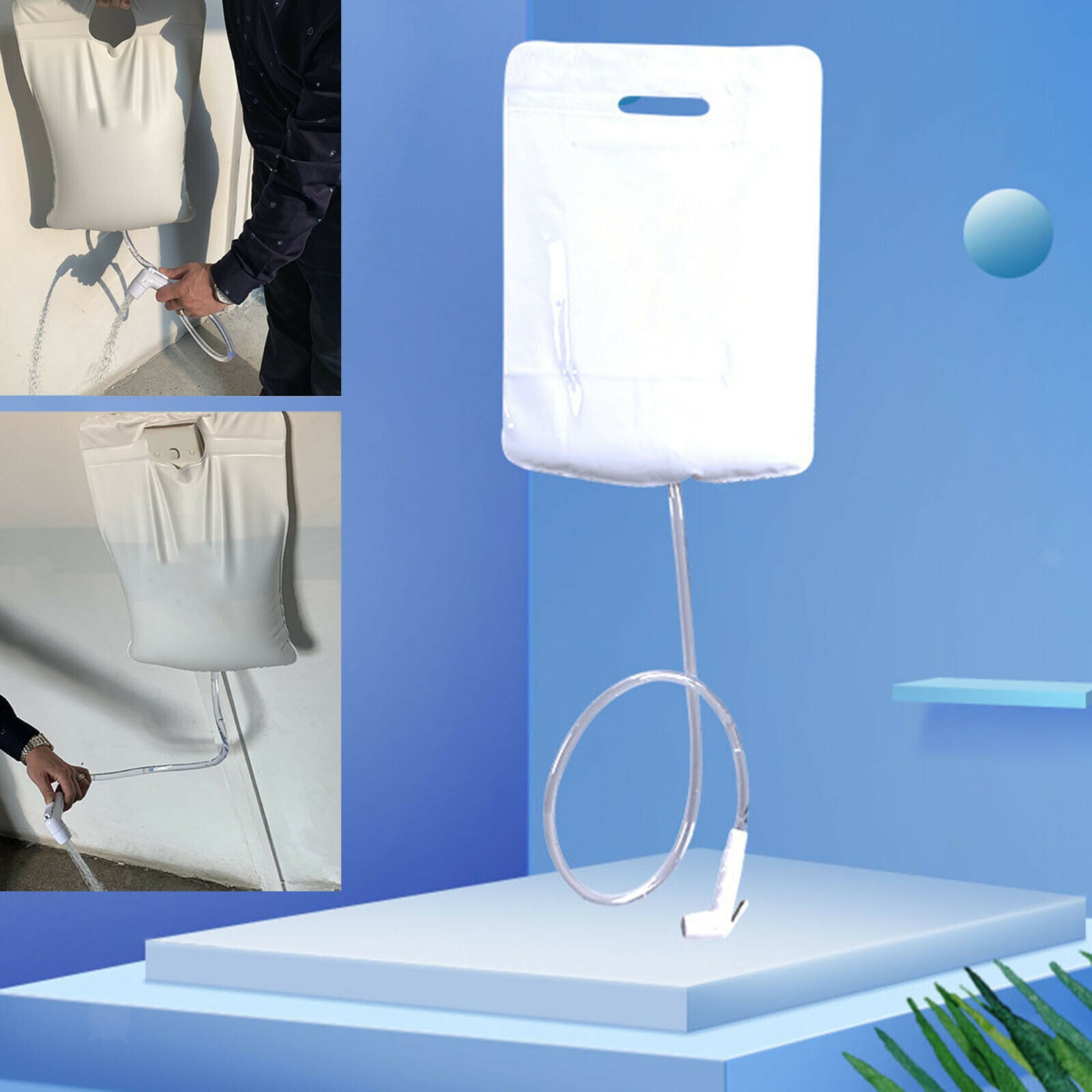 Camp Solar Shower Bag 10L Bathing Camping Shower Water Pouch Outdoor Hiking