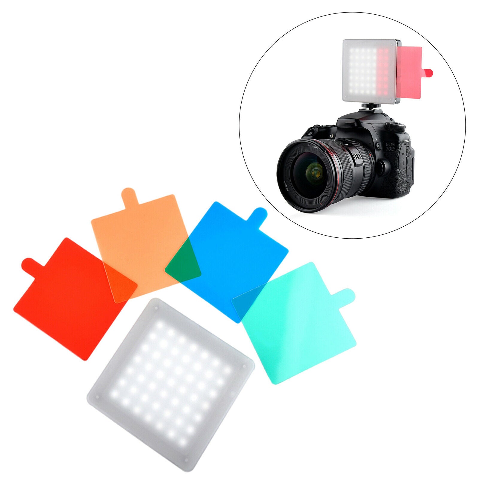Video Light Dimmable Tabletop Photography Lighting 700mAh Photo Fill Light