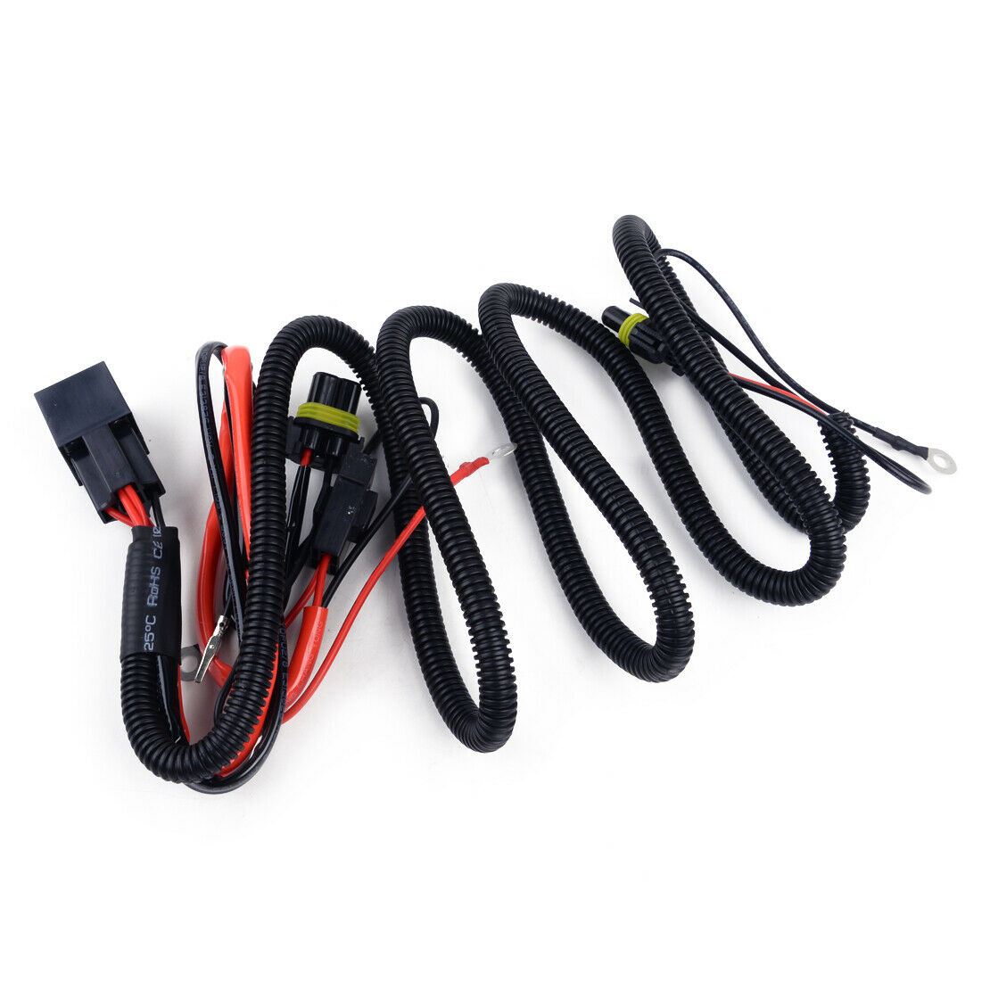 H8/H9/H11 Xenon HID Conversion Relay Wiring Harness DRL Fog Light Connector An