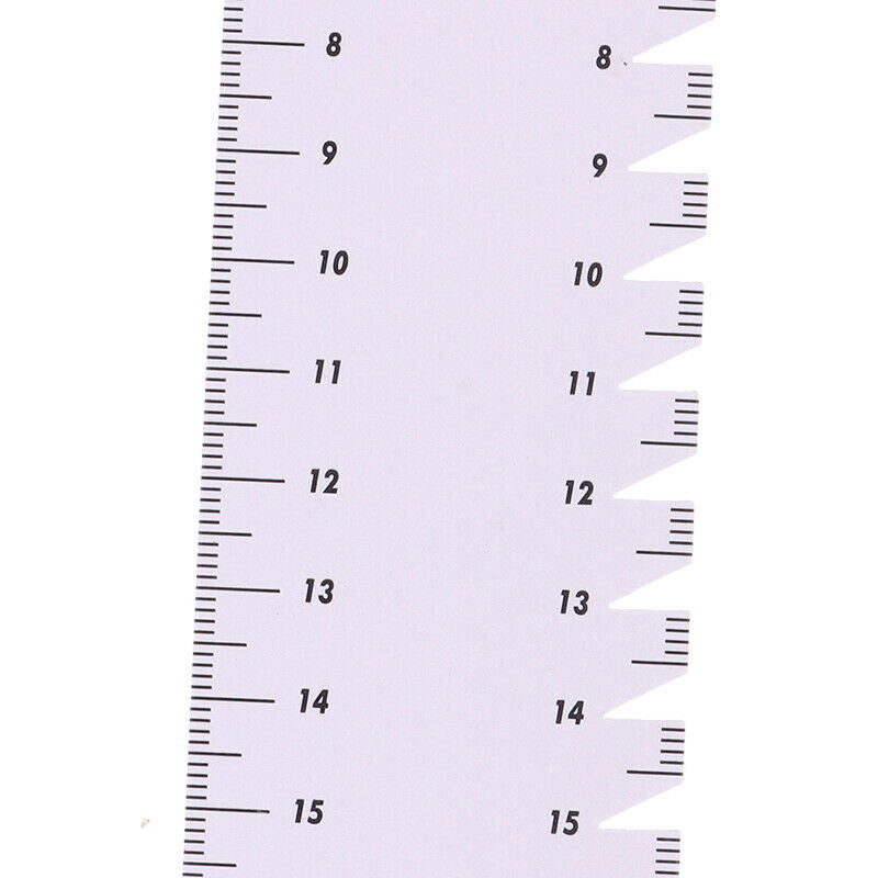 1PC DIY Sewing Patchwork Ruler Ultrathin Soft 21cm Quilting Sewing TY1