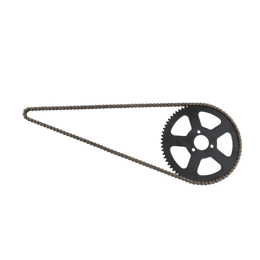 68T Rear Chain Sprocket + 25H Sprocket Chain 68 Links for 49cc Mini Motor