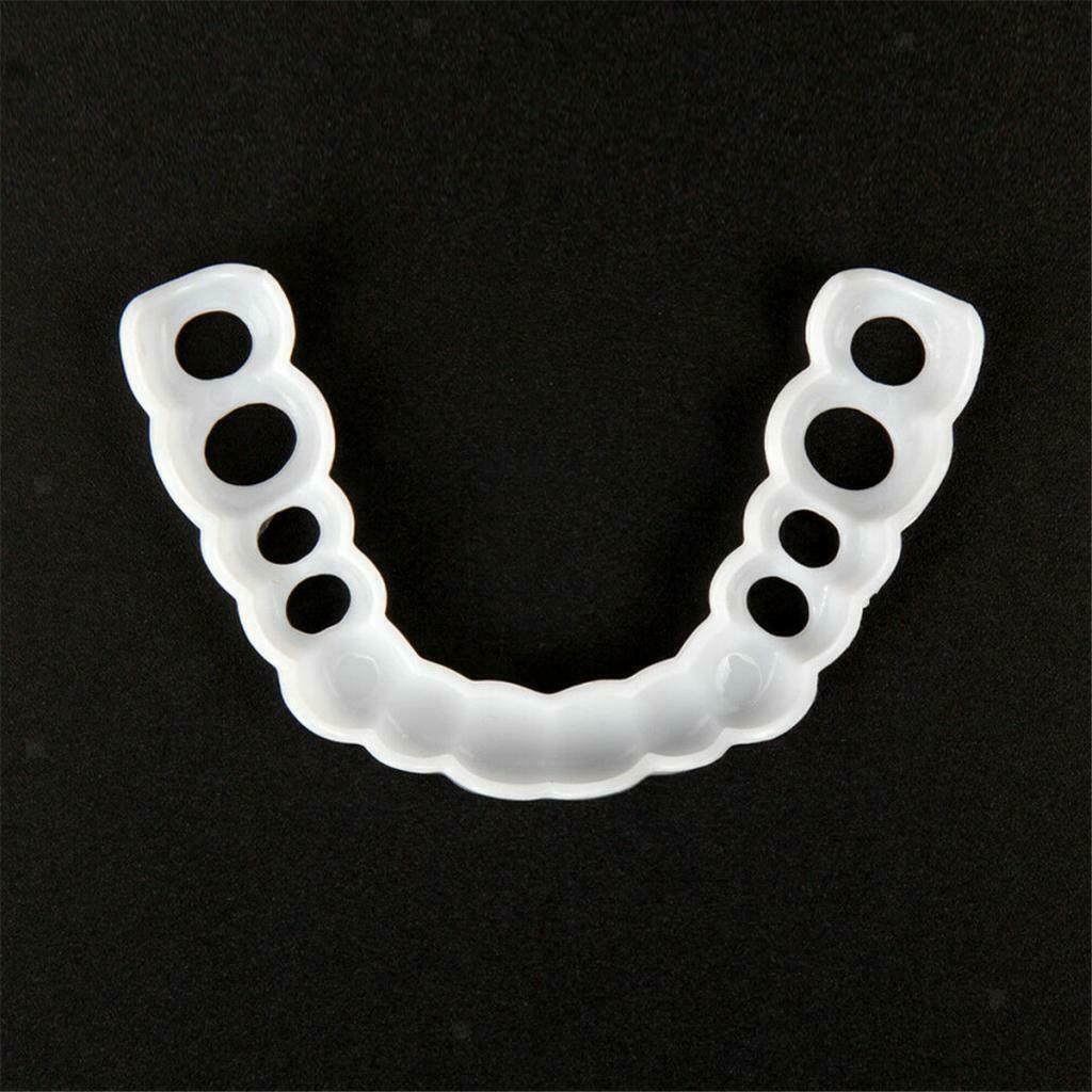 4pcs Perfect Smile Whitening Teeth Veneers Comfort White UPPER & LOWER SET