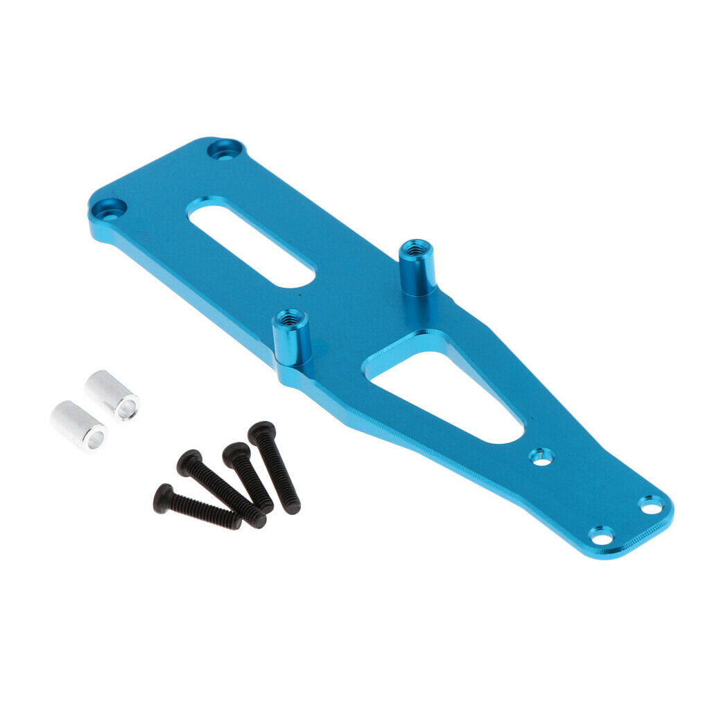 Blue Aluminium Alloy Front Shock Absorber Pull Rod Seat for Wltoys 12428,