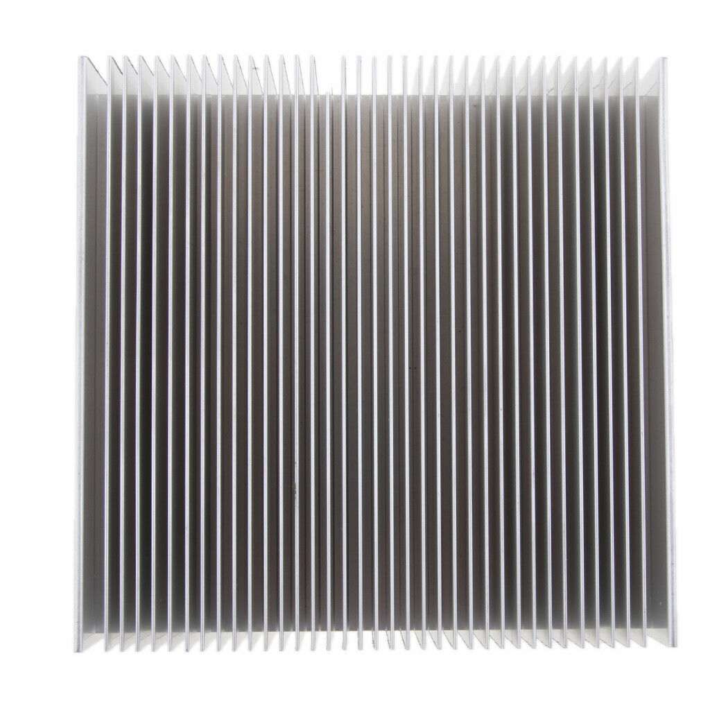Aluminum heat sink cooling fin 125 * 125 * 45mm for 100W high power LED