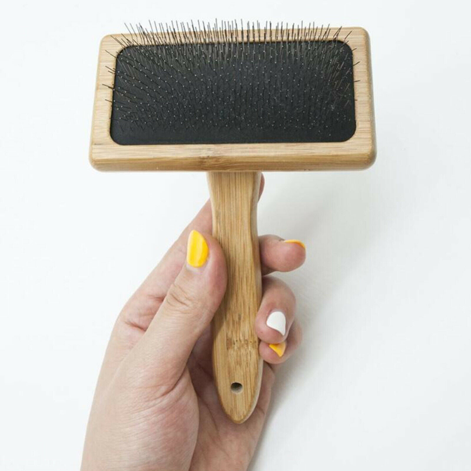Pet Cleaner Brush Sheepskin Rug Brush Slicker Wire Rugs Brush Cats Dogs Brush