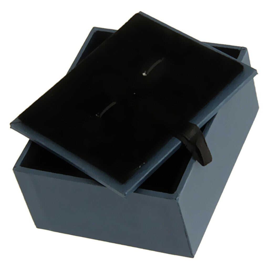 Luxury Storage Display Box Case Holder for Cufflinks Studs Rings Trinkets