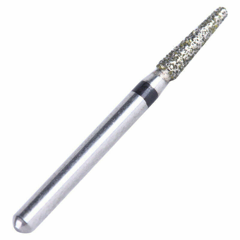 100 Packs Dental Diamond Burs FG Super Coarse Flat TF-21S For Turbine Handpieces