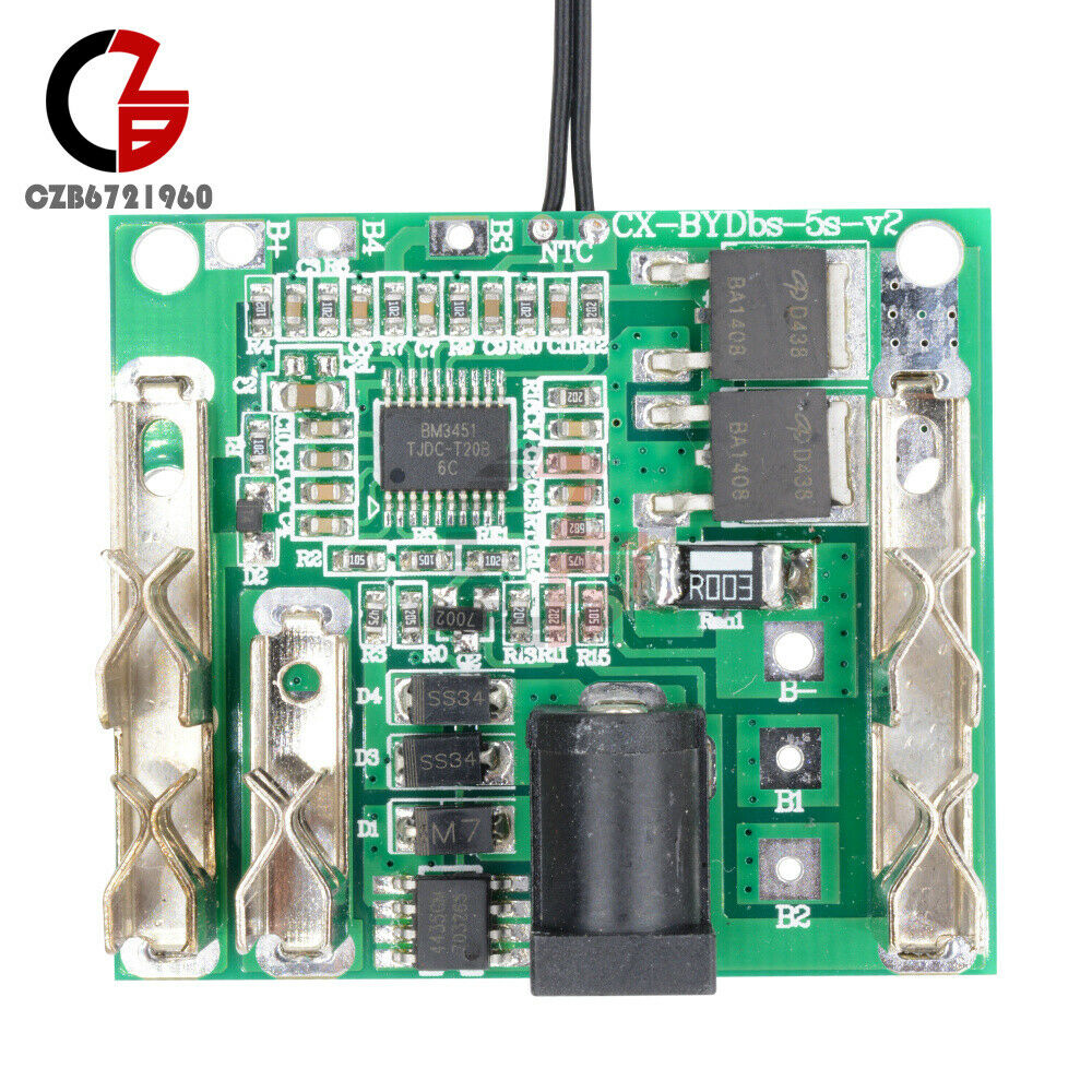 5S 20A 19/21V Li-ion Lithium Battery Protect Circuit Protection Board for Tools