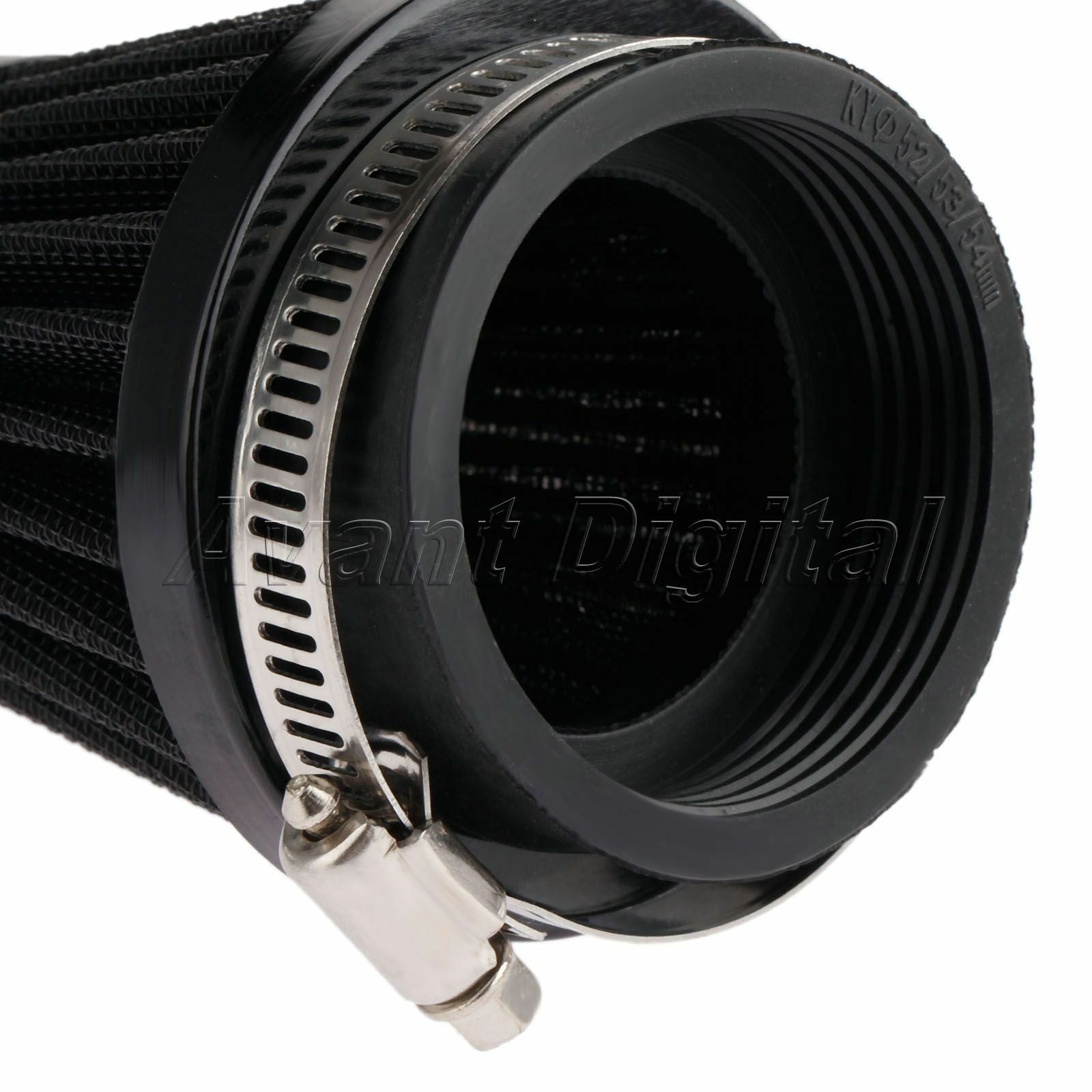 Motorcycle 54mm 53mm 52mm Air Intake Filter Cleaner Pod ATV Dirt Pit Minibike