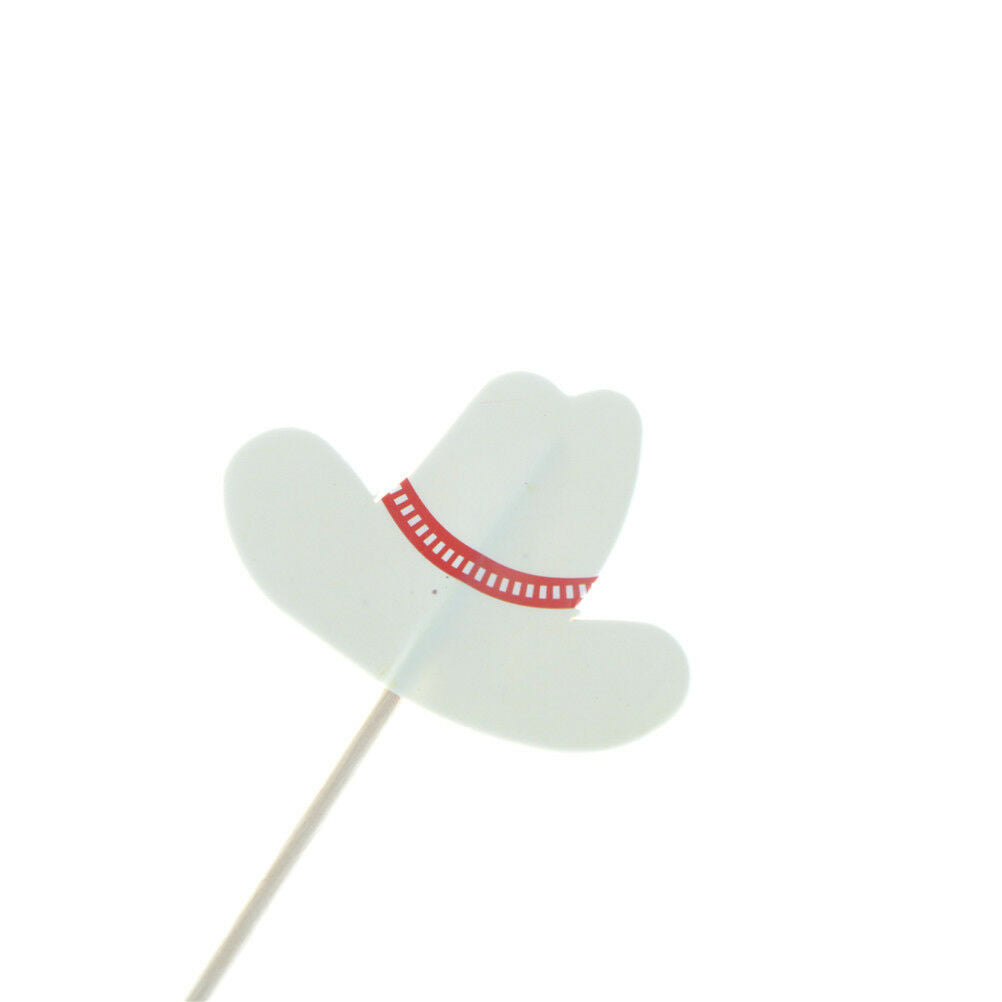 24pcs west cowboy cupcake topper birthday party cake decor supplies BDAU