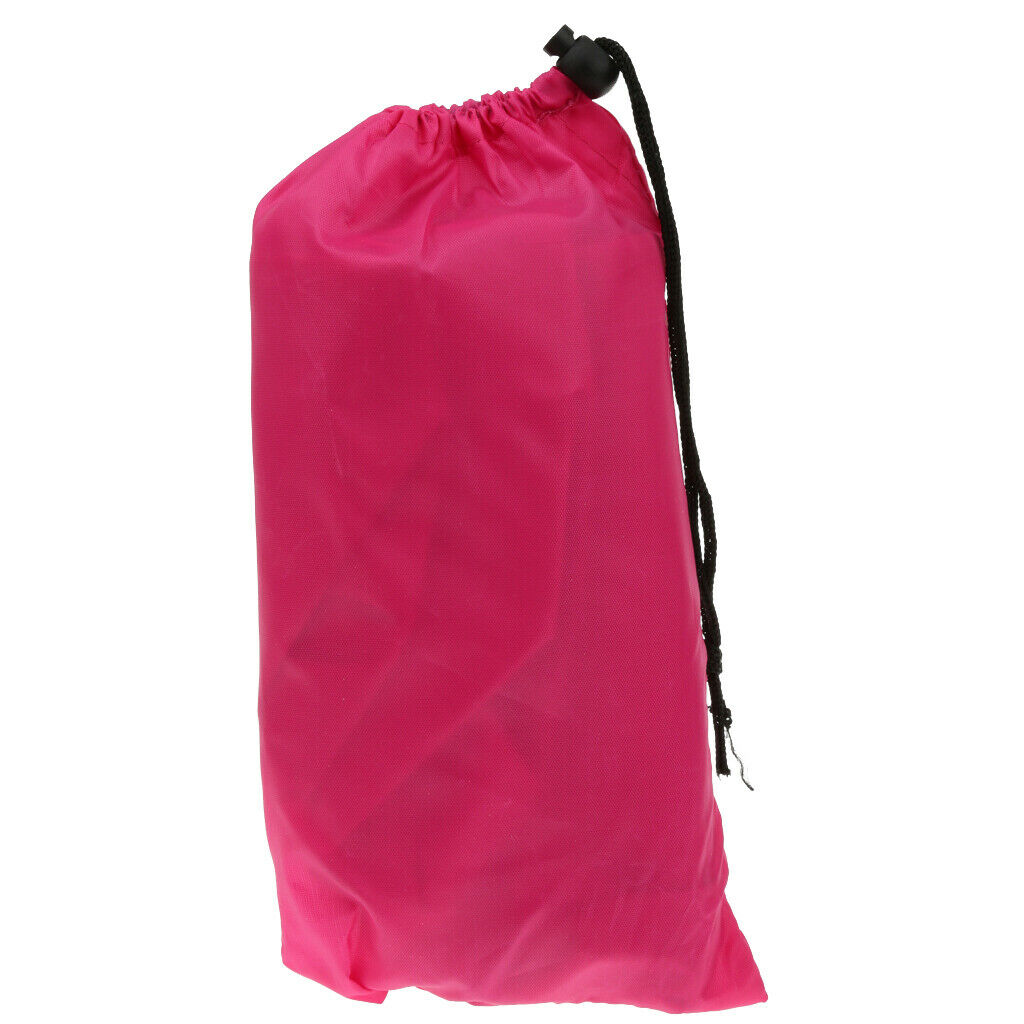 12L Foldable Outdoor Camping Wash Basin Bucket Pot Sink Travel Bag Rose Red