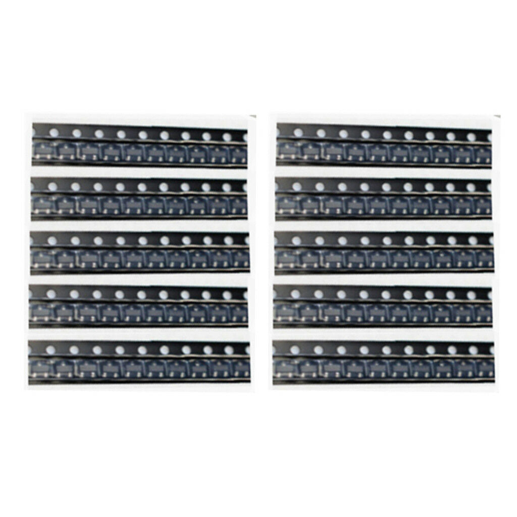 100 x bc848b SMD Transistor NPN 45v 0,5a 250mw Code 1kp SOT-23