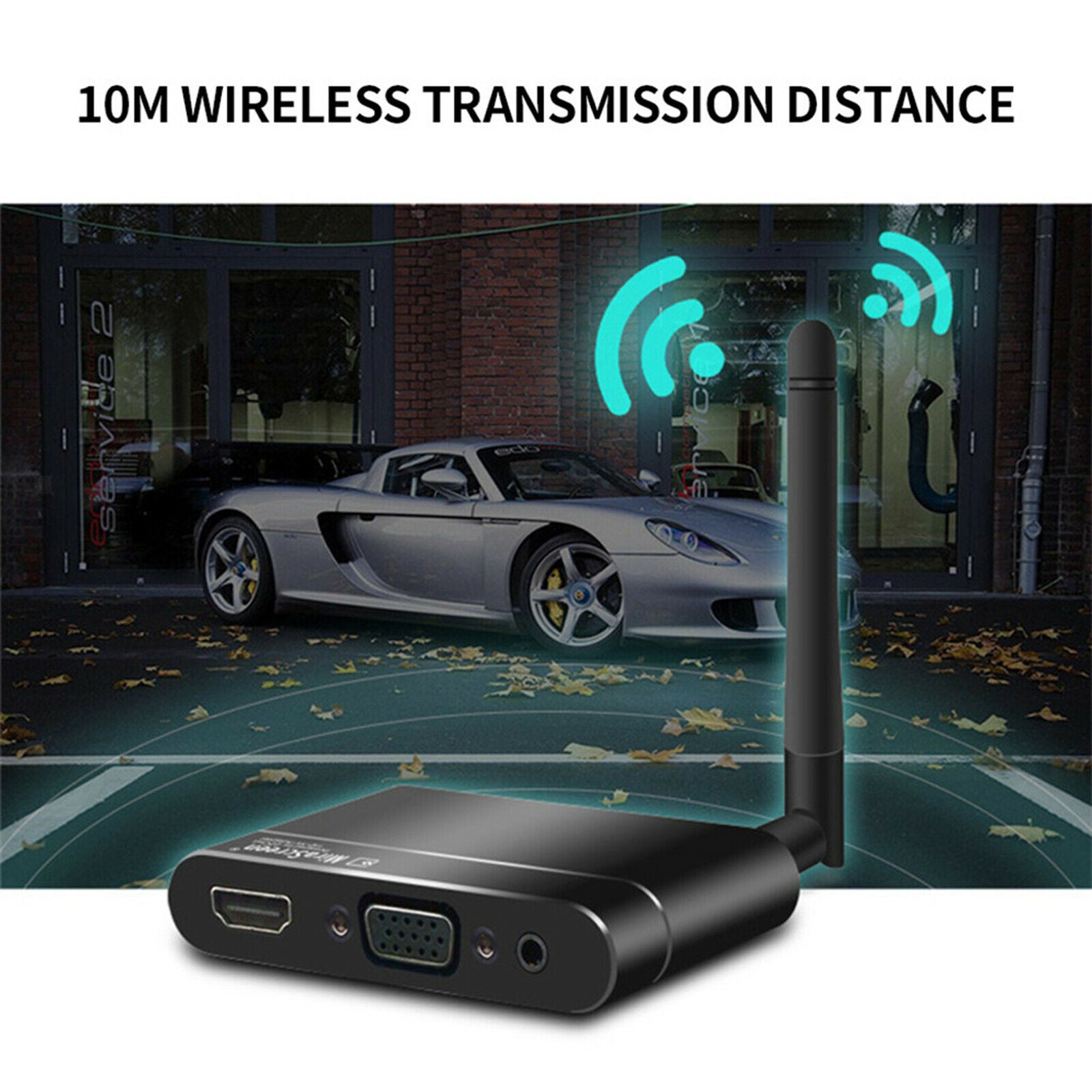 Wireless WiFi Display Receiver Screen Share 1080P for Casting Smartphone to
